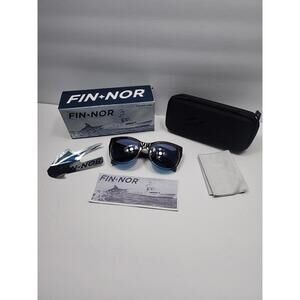 Fin Nor Sunglasses Capitana Amber Tortoise/Blue Fade Grey PC